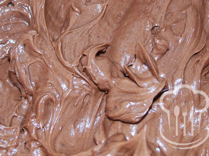 Krém - čokoládový šľahaný nad parou